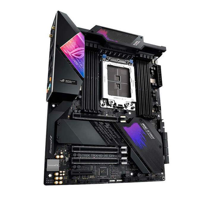 bo mạch chủ asus rog strix trx40 xe gaming