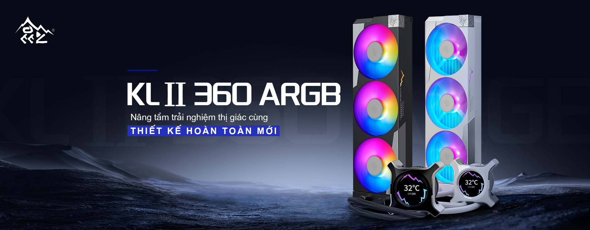TẢN NHIỆT NƯỚC SEGOTEP KUNLUN KL360 II ARGB BLACK
