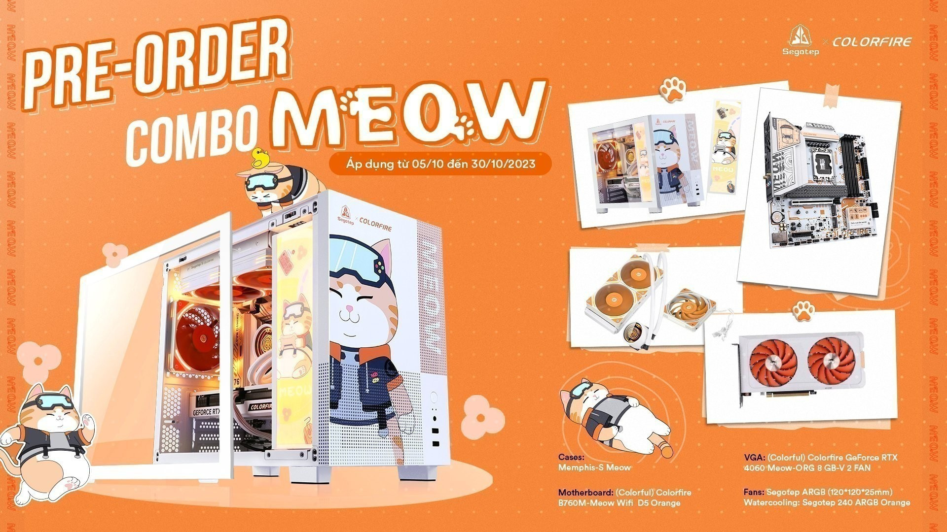 pre-order giá hời - sở hữu combo meow