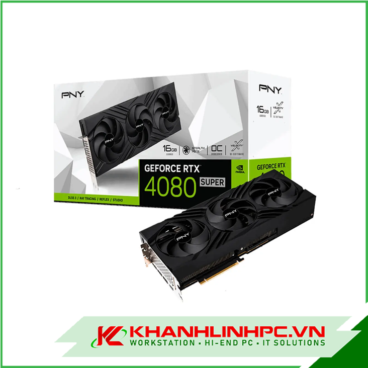 VGA PNY GeForce RTX 4080 Super 16GB VERTO OC GDDR6X