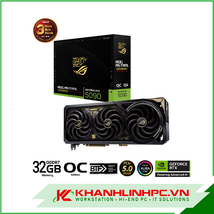 vga asus rog astral geforce rtx 5090 edition 20