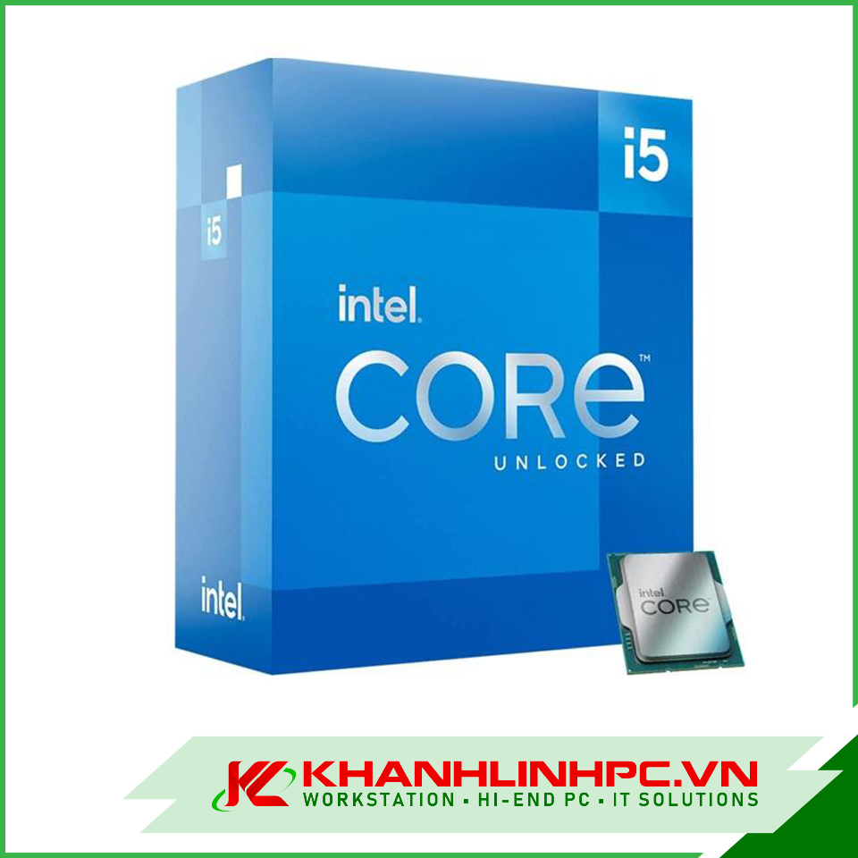 CPU Intel Core i5-13600KF (3,50 Ghz, up to 5.10GHz, 14 Nhân 20 Luồng, 24 MB Cache, Raptor Lake S) (Box Nhập Khẩu)