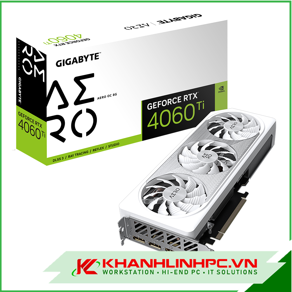 VGA Gigabyte GeForce RTX 4060 Ti AERO OC 8G