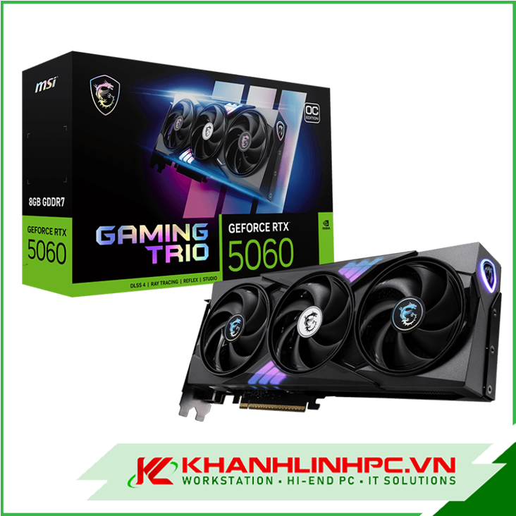 VGA MSI RTX 5060 8G GAMING TRIO OC (G5060-8GTC)
