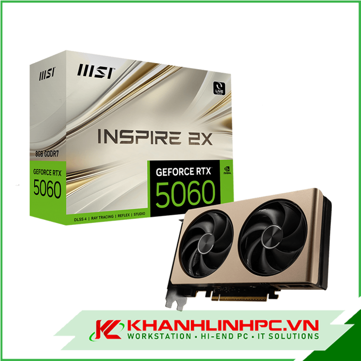 VGA MSI RTX 5060 8G INSPIRE 2X (G506-8I2)
