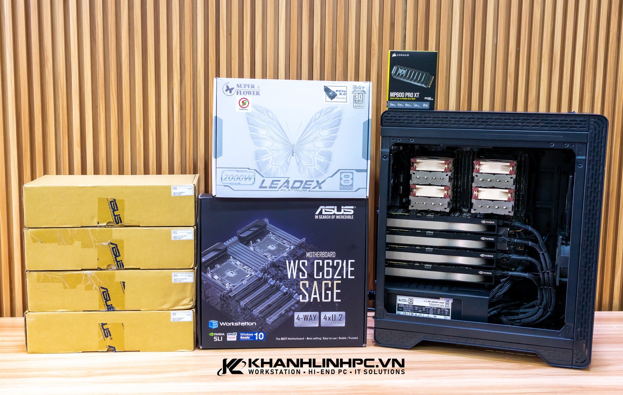 Khánh Linh - PC WORKSTATION XEON GOLD 6148 + QUADRO RTX A5000