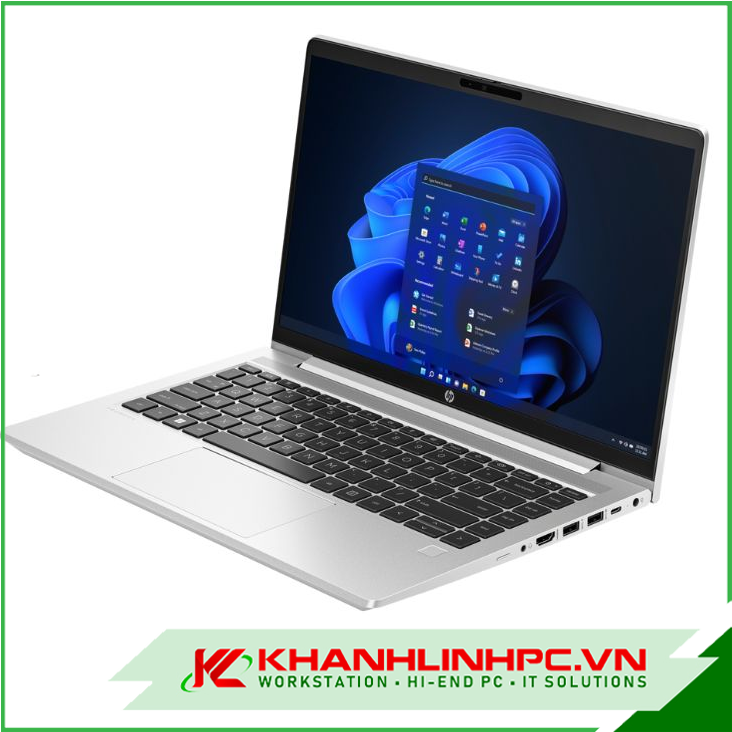 Laptop HP ProBook 445 G10 (878T1PA)/Silver /AMD Ryzen 5-7530U/RAM 8GB/256GB SSD/AMD Radeon Graphics/14 inch FHD/Win 11 Home/1Yr