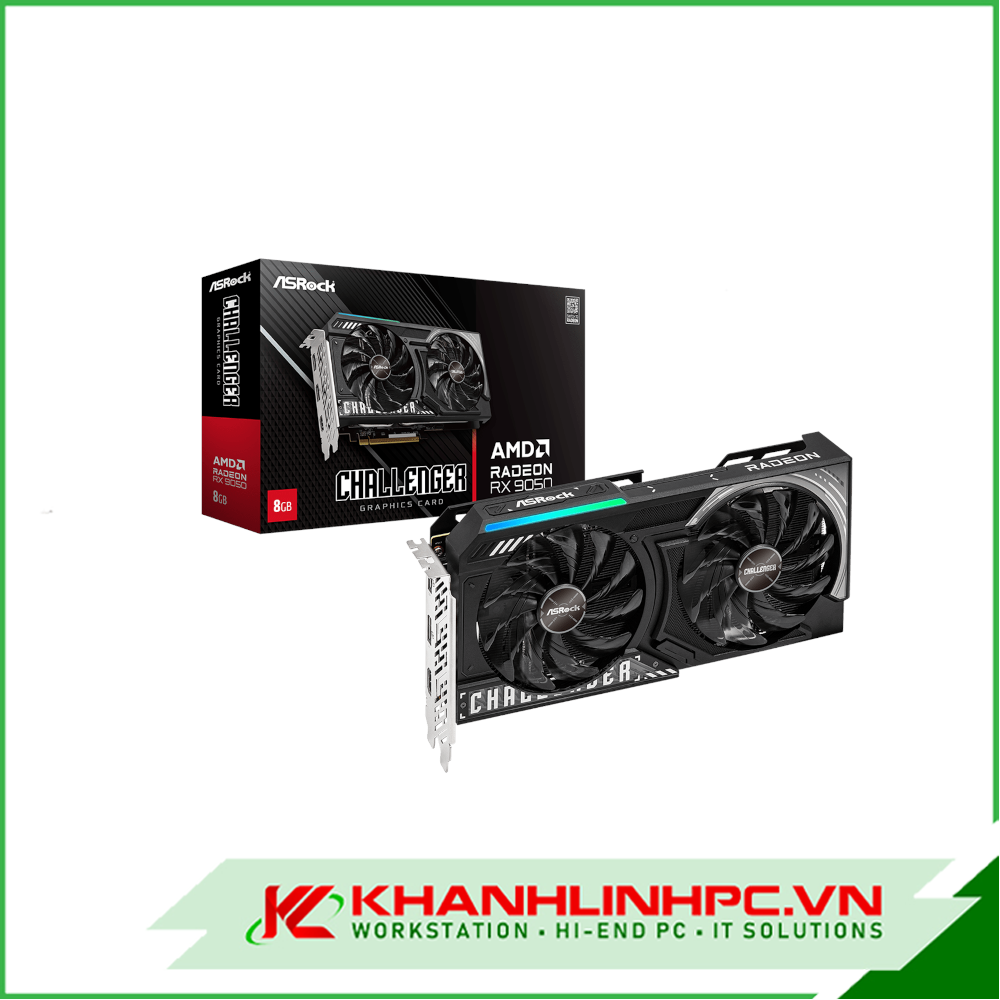 vga asrock amd rx 9050 challenger 8gb (rx9050 cl 8g) vga asrock amd rx 9050 challenger 8gb (rx9050 cl 8g)