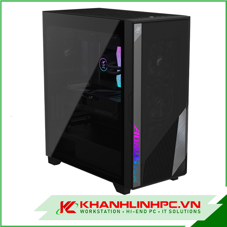 PC AI Đồng Bộ GIGABYTE AI TOP 100 Z890 (Ultra 9 285K/128GD5/320GBSSD1- AI/2TBSSD2/WF7/BT/32G - RTX 5090/ĐEN)
