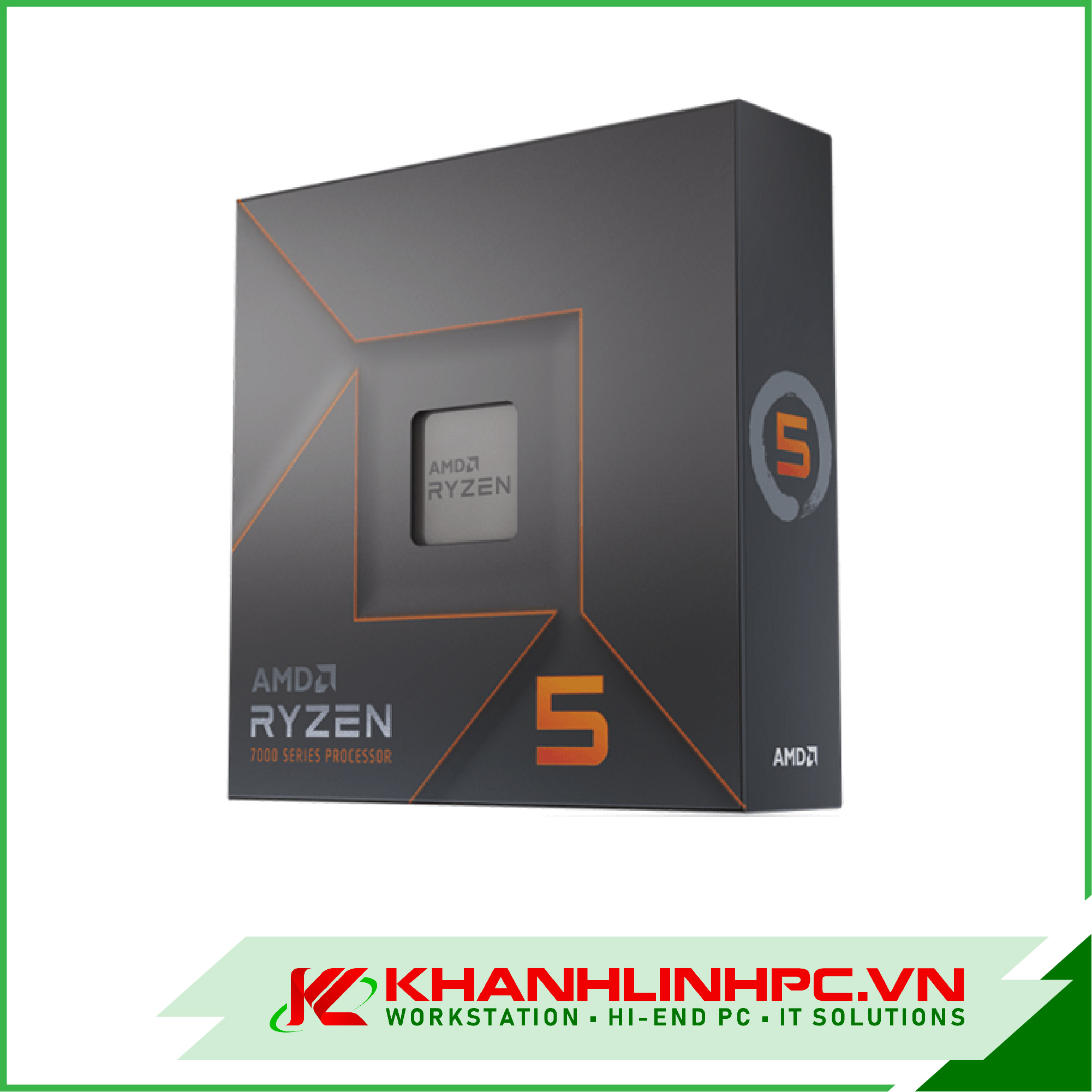 CPU AMD Ryzen 5 7600X - 6 Nhân 12 Luồng, 4.7GHz Turbo 5.3GHz, AM5 Zen 4