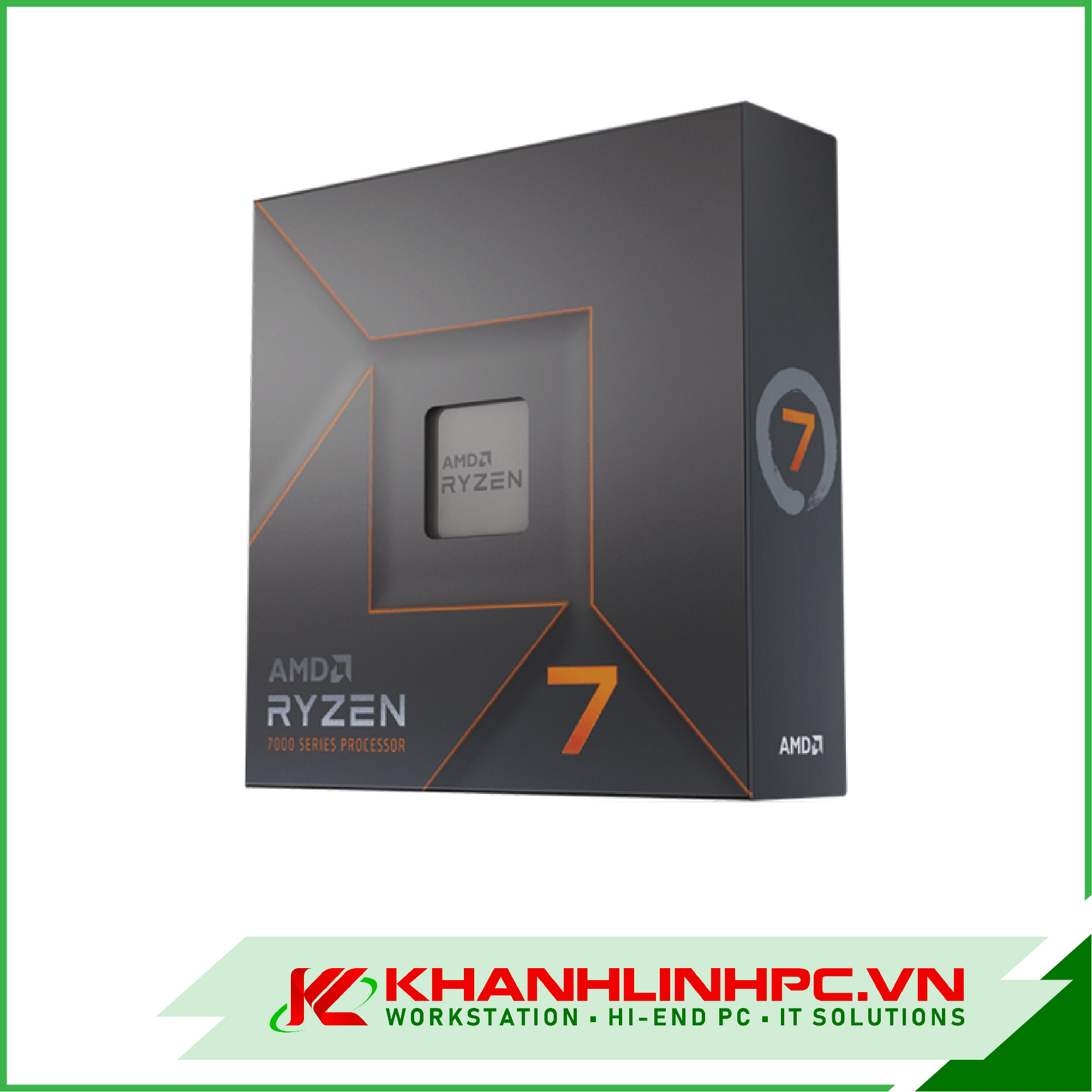 CPU AMD Ryzen 7 7700X - 8 Nhân 16 Luồng, 4.5GHz Turbo 5.4GHz, AM5 Zen 4