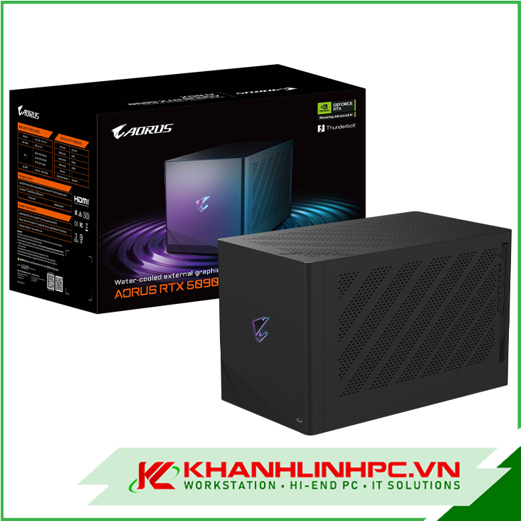 Dock eGPU Gigabyte AORUS RTX 5090 AI BOX (GV-N5090IXEB-32GD)