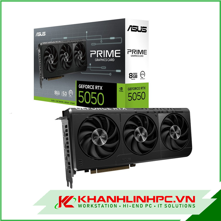 VGA ASUS Prime GeForce RTX 5050 8GB GDDR6 (PRIME-RTX5050-8G)