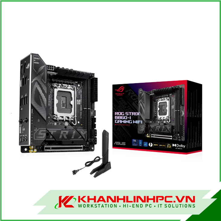 Mainboard Asus ROG STRIX B860-I GAMING WIFI DDR5 (Thunderbolt4+Bluetooth)