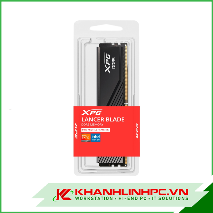 RAM ADATA LANCER BLADE DDR5 16GB 5600Mhz Black  (AX5U5600C4616G-SLABBK)