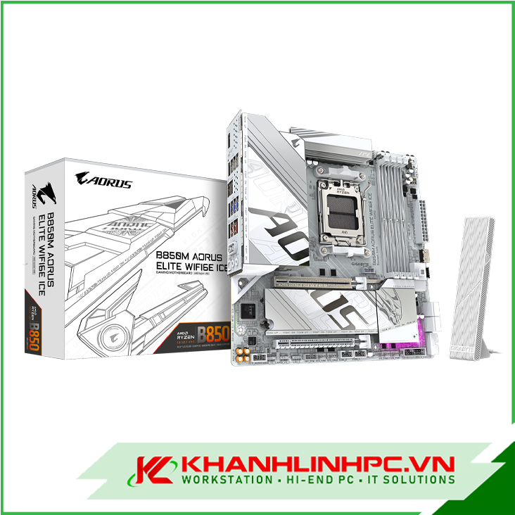 Mainboard GIGABYTE B850M AORUS ELITE WIFI6E ICE DDR5 (M-ATX, AM5)