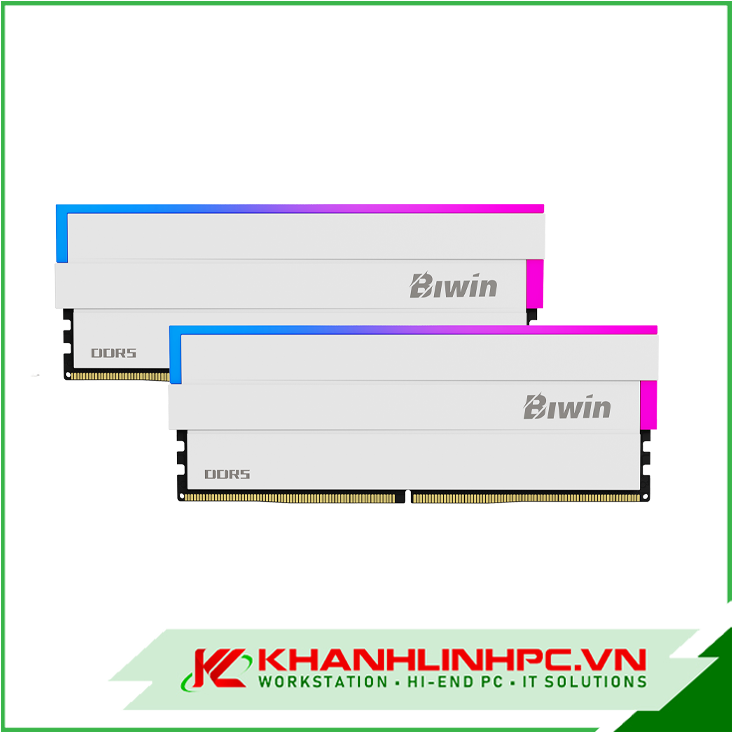RAM DDR5 BIWIN Black Opal DW100 32GB (16GB x 2) 6000MHz White