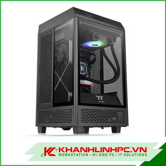 Case Thermaltake The Tower 100 Mini Chassis - Đen