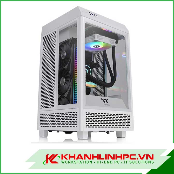 Case Thermaltake The Tower 100 Mini Chassis - Snow Trắng