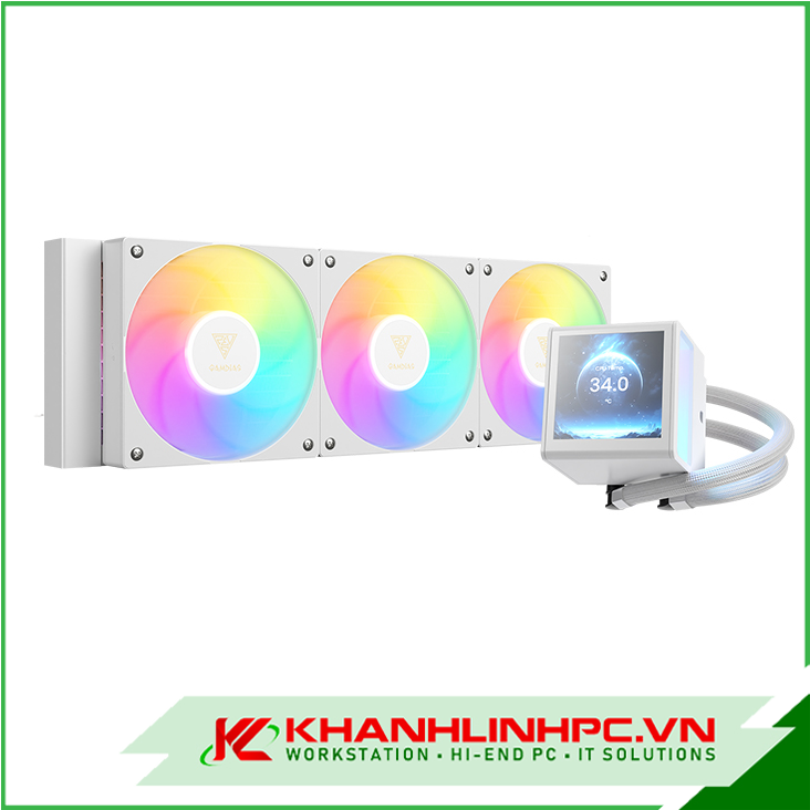 Tản nhiệt nước Gamdias CHIONE P5-360 ARGB (White)