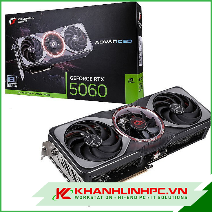 VGA Colorful iGame GeForce RTX 5060 Advanced OC 8GB-V