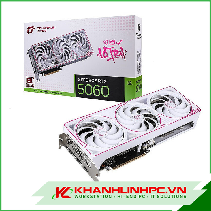 VGA Colorful iGame RTX 5060 Ultra W OC 8GB-V