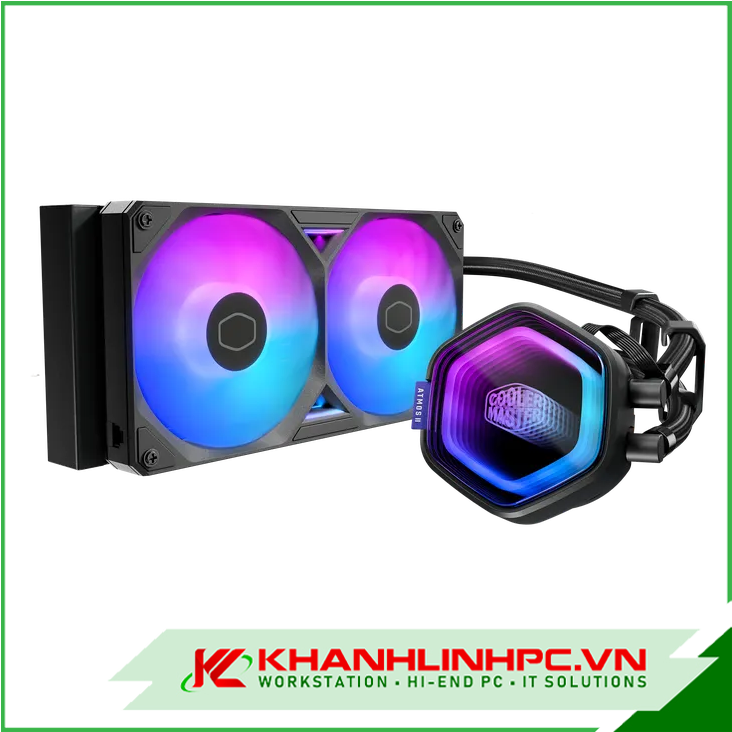 Tản Nhiệt Nước Cooler Master MasterLiquid 240 ATMOS II Series (Black)