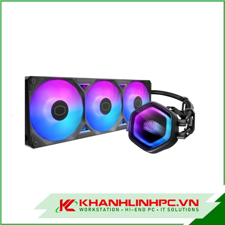 Tản Nhiệt Nước Cooler Master MasterLiquid 360 ATMOS II Series (Black/ White)