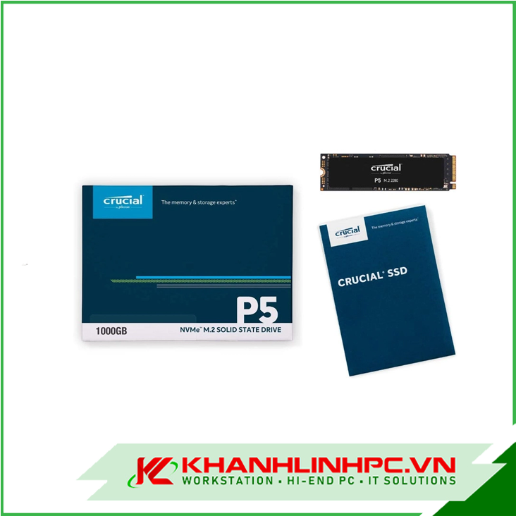 SSD Crucial P5 2TB NVMe 3D-NAND M.2 PCIe Gen3x4 CT2000P5SSD8