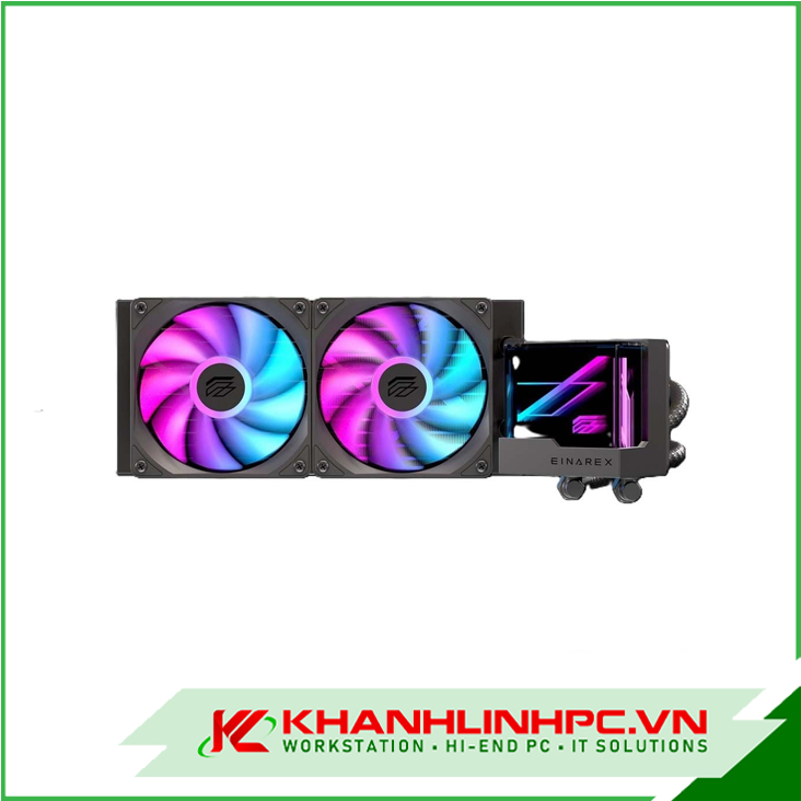 Tản nhiệt nước EINAREX VERTEX Lite 240 ARGB (Đen)