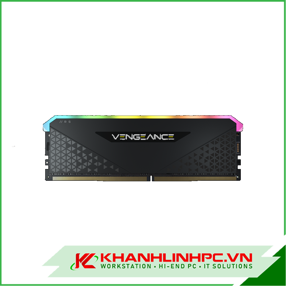Bộ nhớ trong Corsair DDR4, 3200MHz 16GB 1x16GB DIMM, XMP 2.0, Vengeance RGB RS, RGB LED, 1.35V