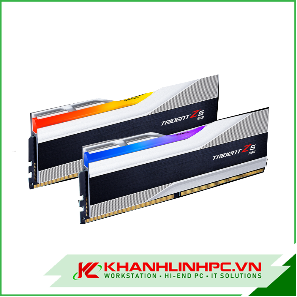 RAM Trident Z5 RGB F5 6000J4040F16GX2 TZ5RS (SILVER)  DDR5 6000 Mhz 2 x 16GB