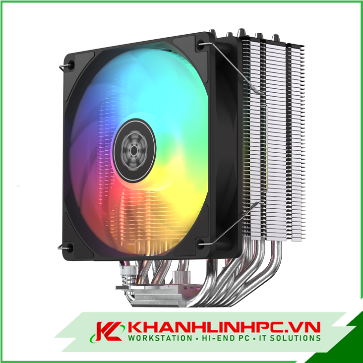 Tản nhiệt khí SilverStone Frost Mage 600 ARGB (SK 115x/1200/1700/1851/AM4/AM5/Đen)