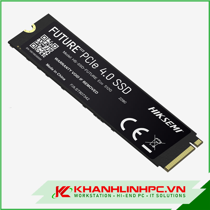SSD HIKSEMI FUTURE ECO Consumer PCIE 4.0 NVMe M.2 512GB (Read 5000MB/s / write  2500MB/s)