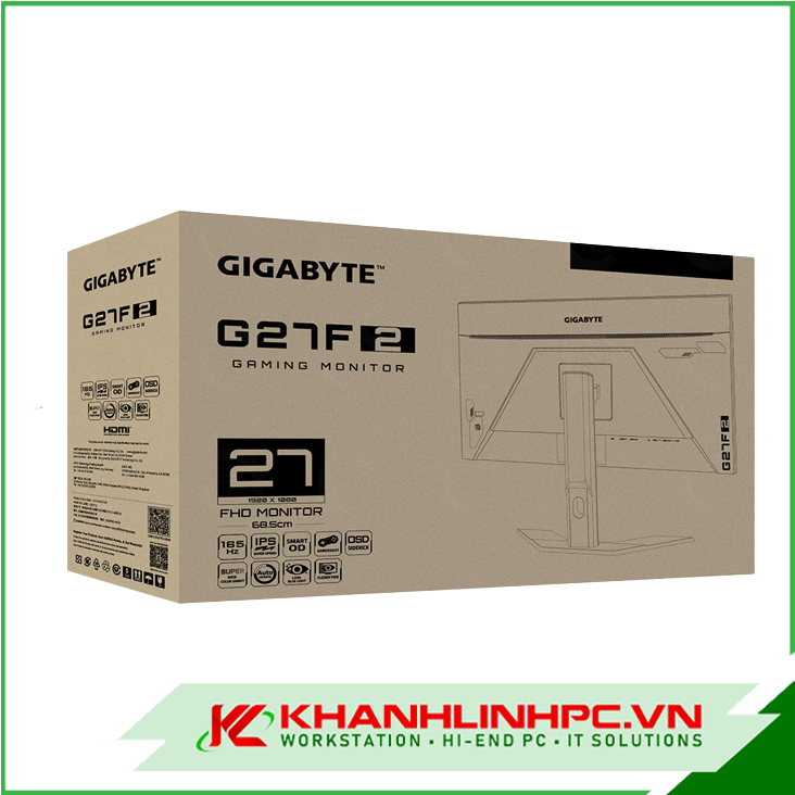 Màn Hình Gigabyte G27F 2 (27inch /FHD/IPS/165Hz)