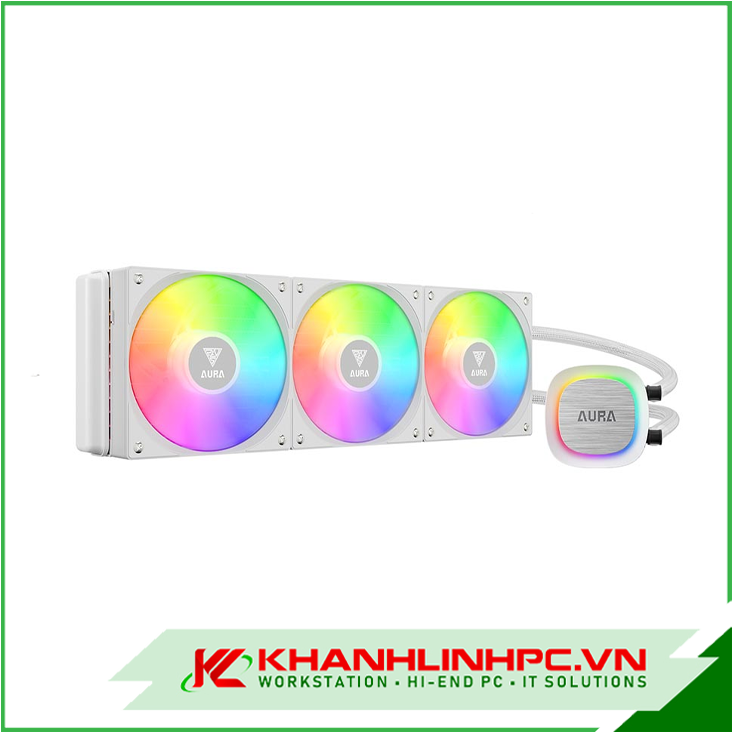 Tản nhiệt nước Gamdias AURA GL360 v2 ARGB (White)