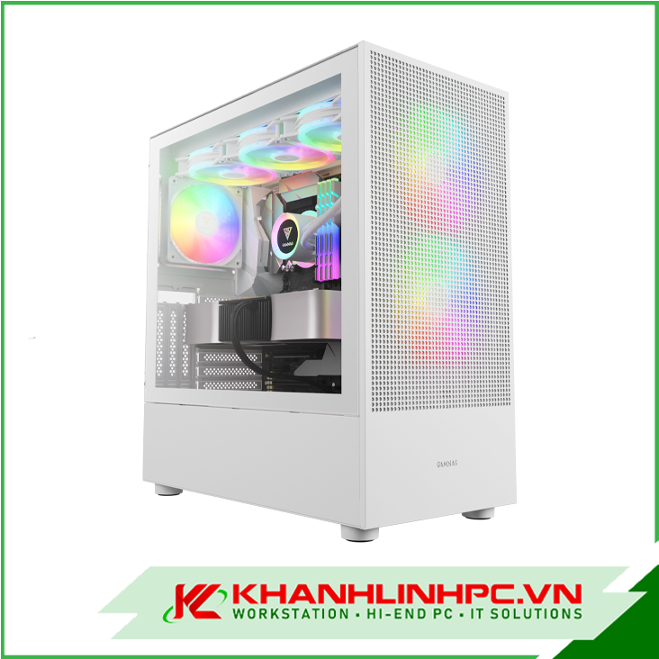 Case Gamdias Talos E3 Mesh Elite (Trắng)