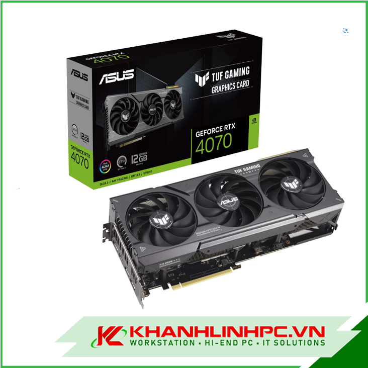 VGA ASUS TUF Gaming GeForce RTX 4070 12GB GDDR6X