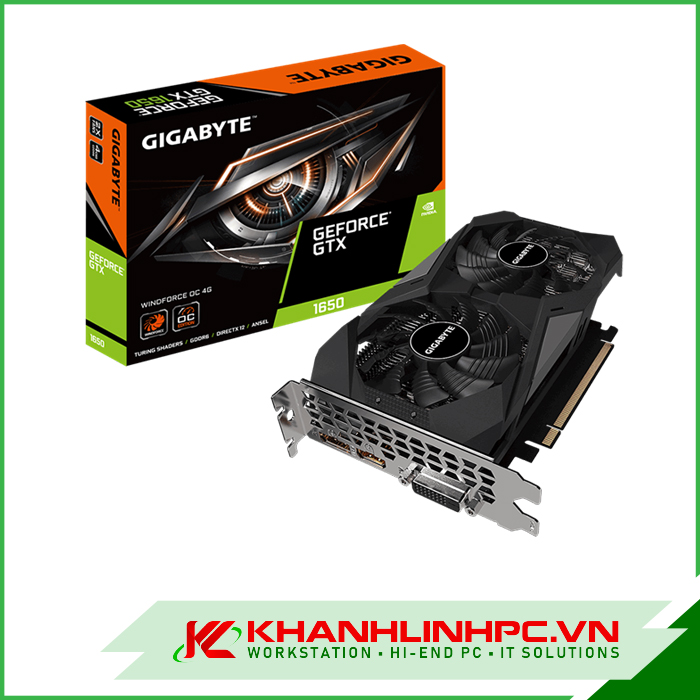 VGA GeForce GTX 1650 D6 WINDFORCE OC 4G (rev. 1.0)