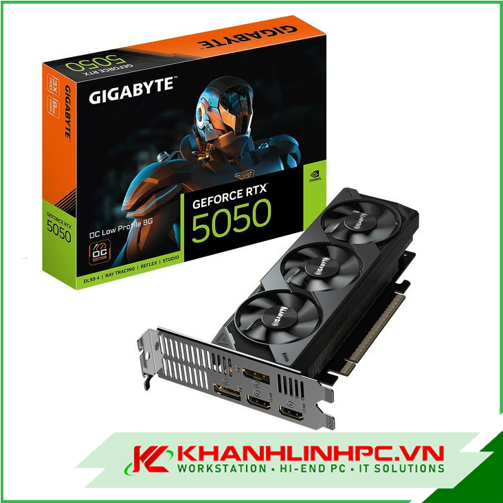 VGA Gigabyte RTX 5050 OC Low Profile 8G (GV-N5050OC-8GL)