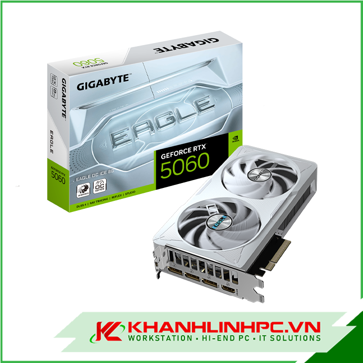 VGA Gigabyte 5060 EAGLE OC ICE 8G (GV-N5060EAGLEOC ICE-8GD)