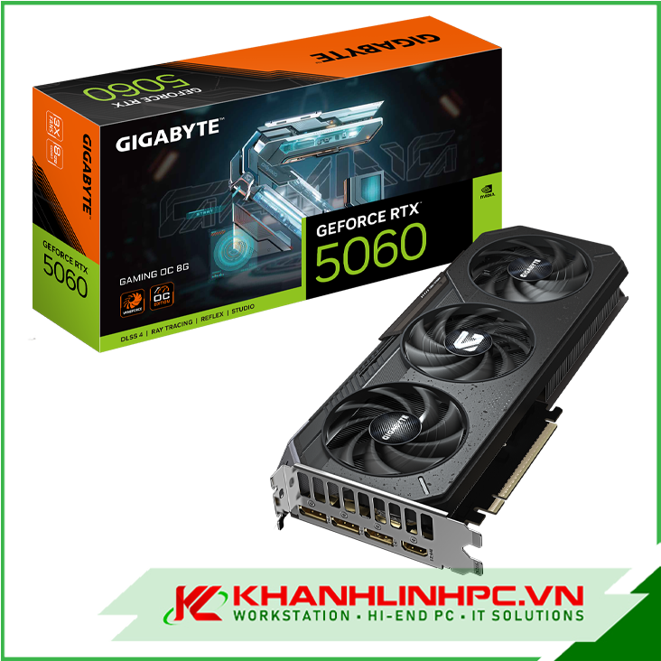 VGA Gigabyte RTX 5060 GAMING OC 8G (N5060GAMING OC-8GD)