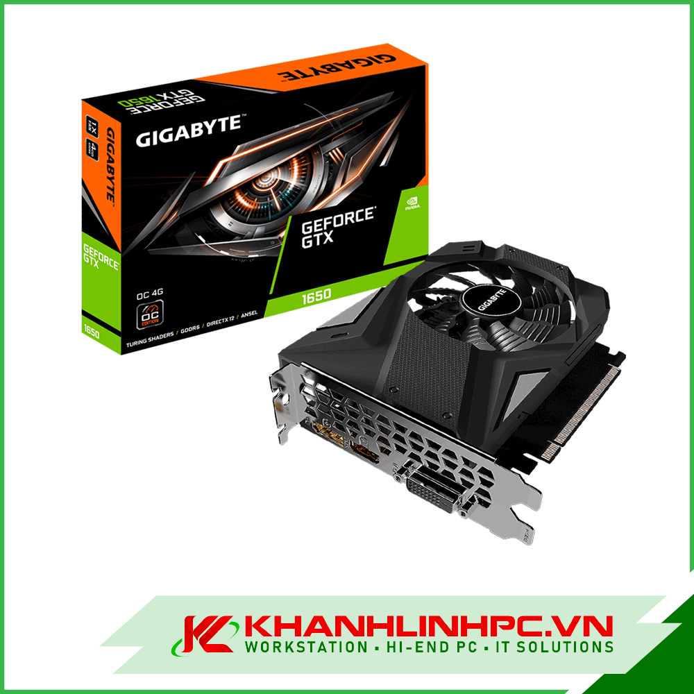 VGA Gigabyte GeForce GTX 1650 D6 OC 4G Rev 1.0
