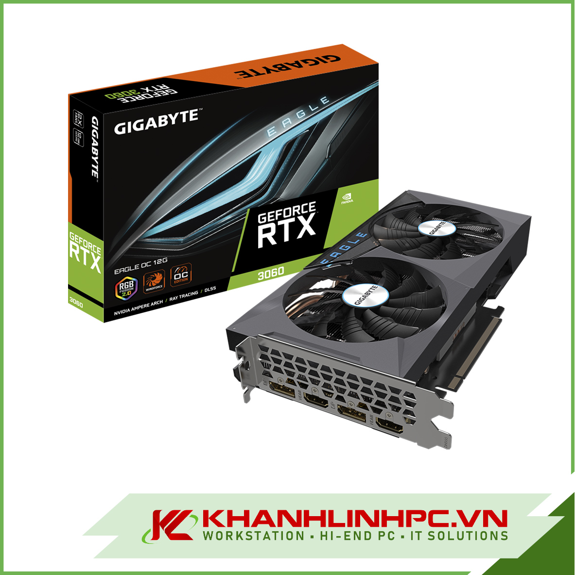 VGA Gigabyte GeForce RTX 3060 Eagle OC 12G