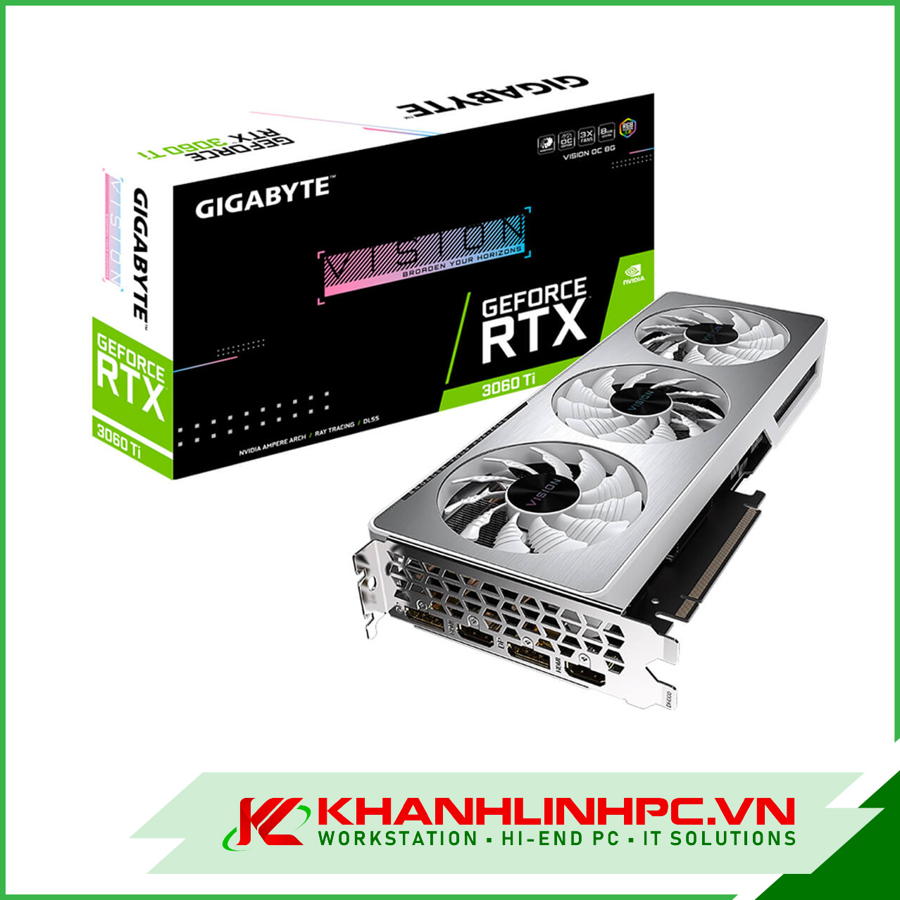 VGA Gigabyte GeForce RTX 3060Ti Vision OC 8G V2