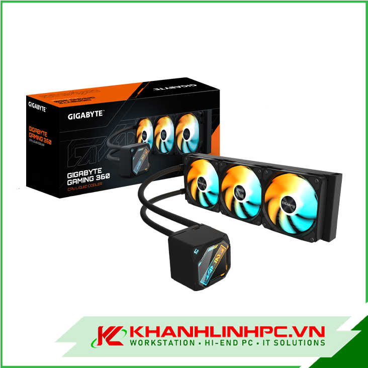 tản nhiệt nước gigabyte gaming 360 đen (gp-gigabyte gme 360)