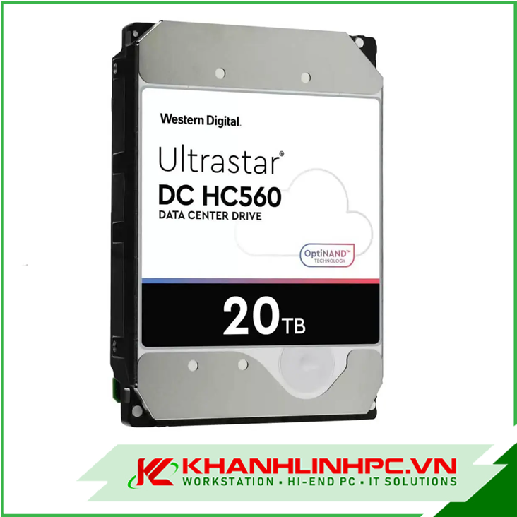 HDD Western Digital Ultrastar DC HC560 20TB (3.5inch, 7200RPM, 512MB Cache)