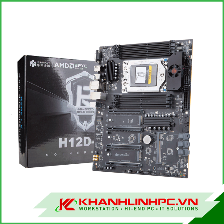 mainboard huananzhi h12d-8d (socket sp3)