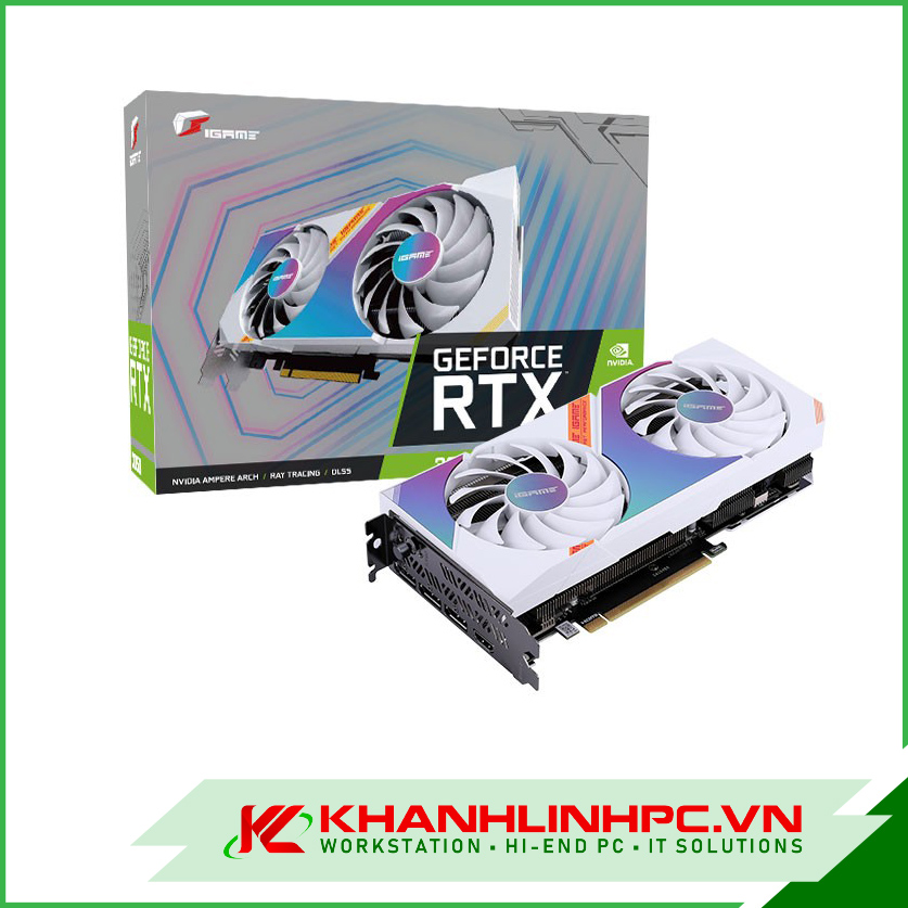 VGA iGame GeForce RTX 3050 8GB GDDR6 Ultra W Duo