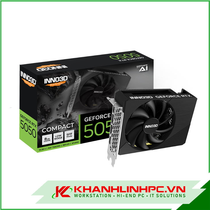 VGA INNO3D RTX 5050 COMPACT 8GB GDDR6 (N50501-08D6-174080N)